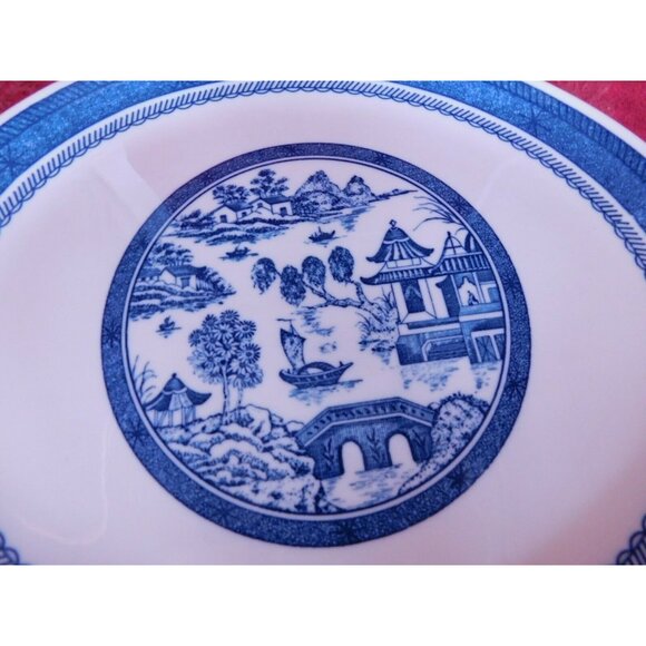 Syracuse China OLD CATHAY Oval Dinner Plate 11 3/8" ceramic - Picture 2 of 4